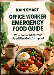 Office Worker Emergency Food Guide mockup